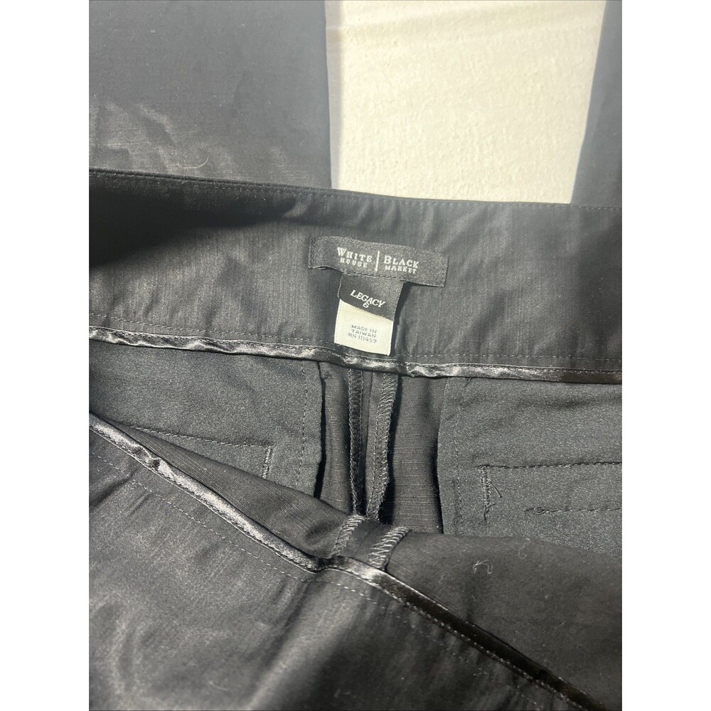 White House Black Market Cropped Classic Legacy Pants size 6 Side Zipper - Picture 6 of 8